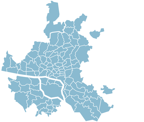 Alle unsere Standorte in Hamburg und Umgebung.